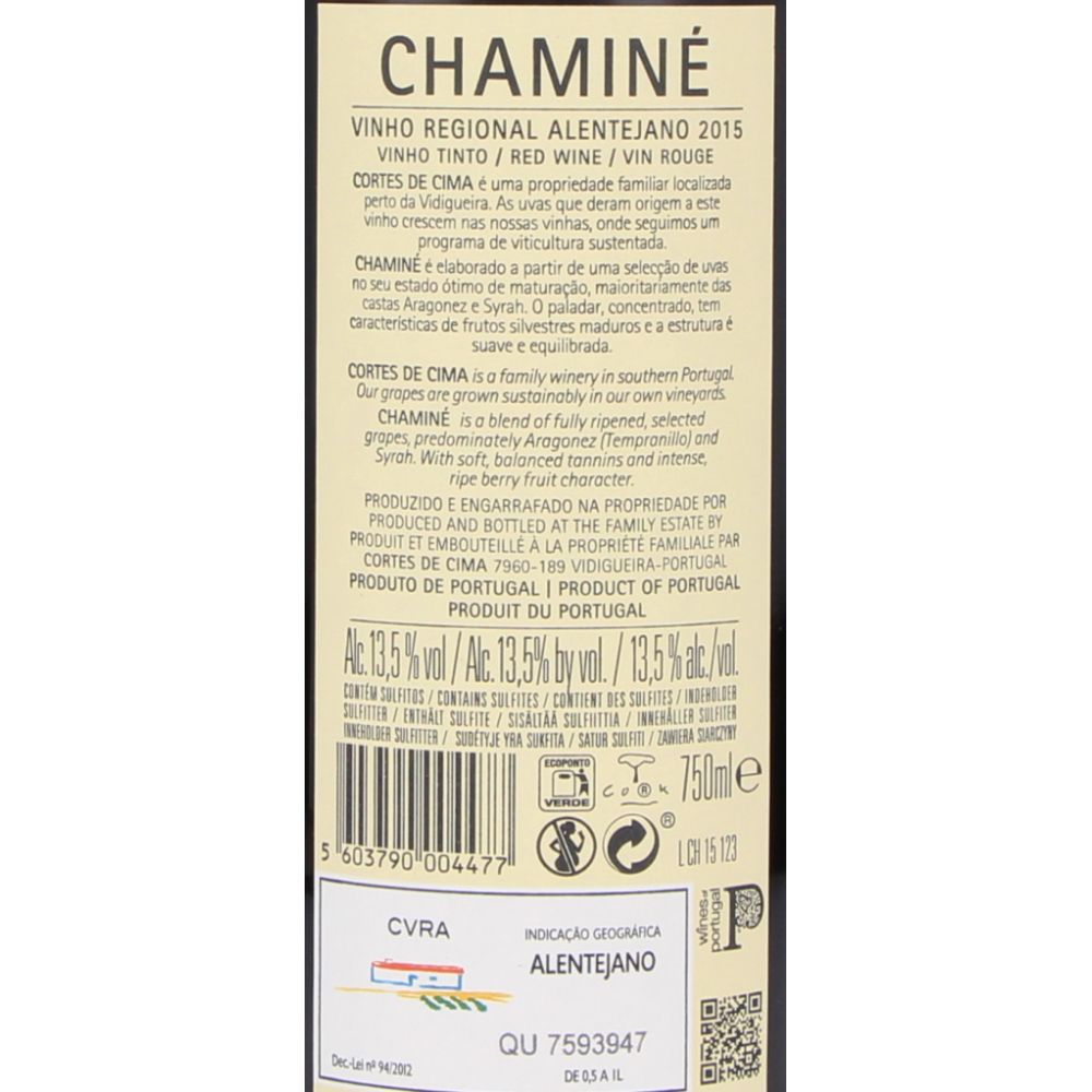  - Chaminé Red Wine 75cl (2)