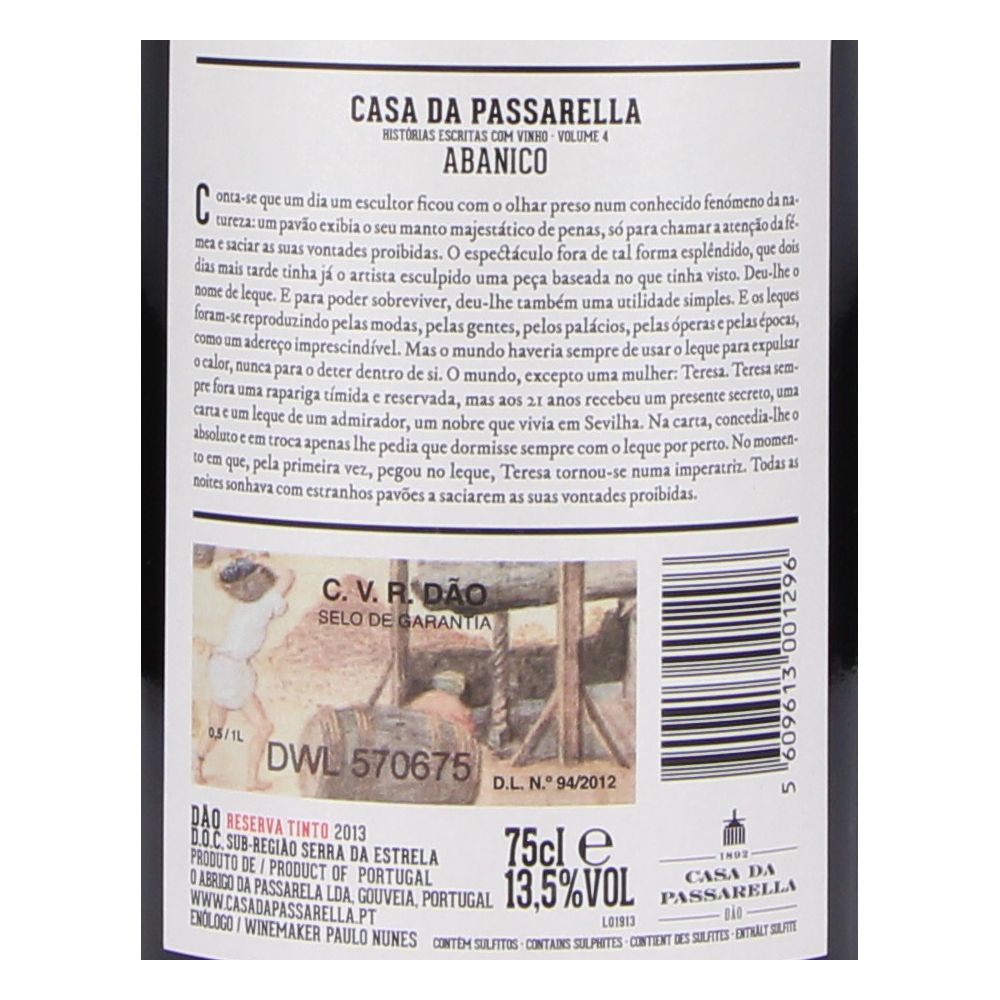  - Casa da Passarella Abanico Reserva Red Wine 75cl (2)