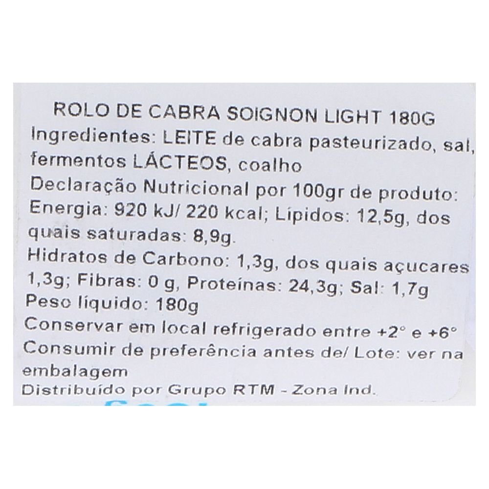  - Soignon Light Goat`s Cheese Log 180g (2)