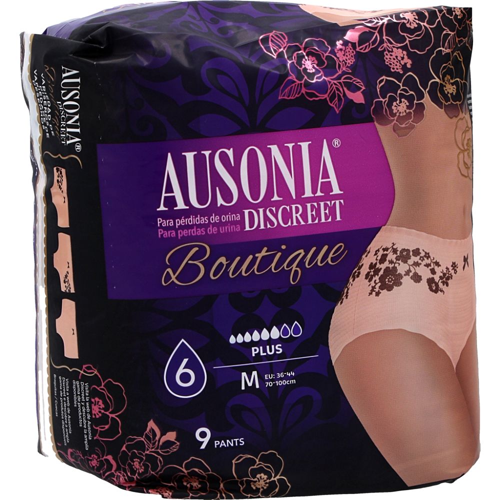 Ausonia Discreet Incontinence Pants Medium Beige 9 pc - Sensitive Bladder &  Incontinence - Health & Wellbeing - Toiletries, Health & Beauty - Products  - Supermercado Apolónia