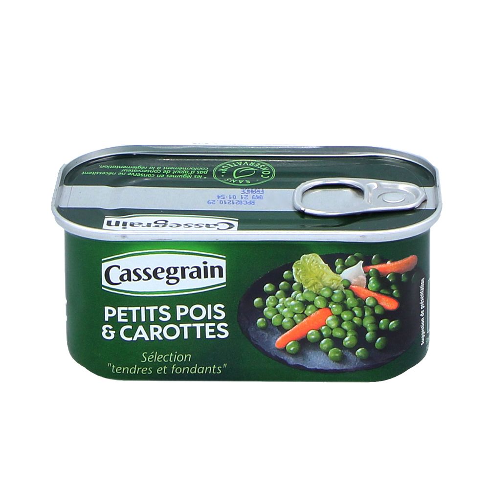  - Cassegrain Peas & Carrots Mix 130g (1)