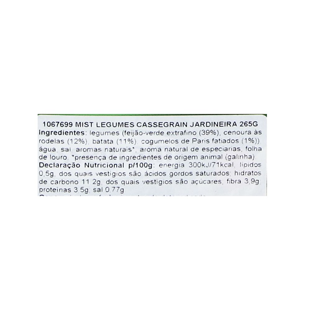  - Cassegrain Garden Vegetables Mix 265g (3)