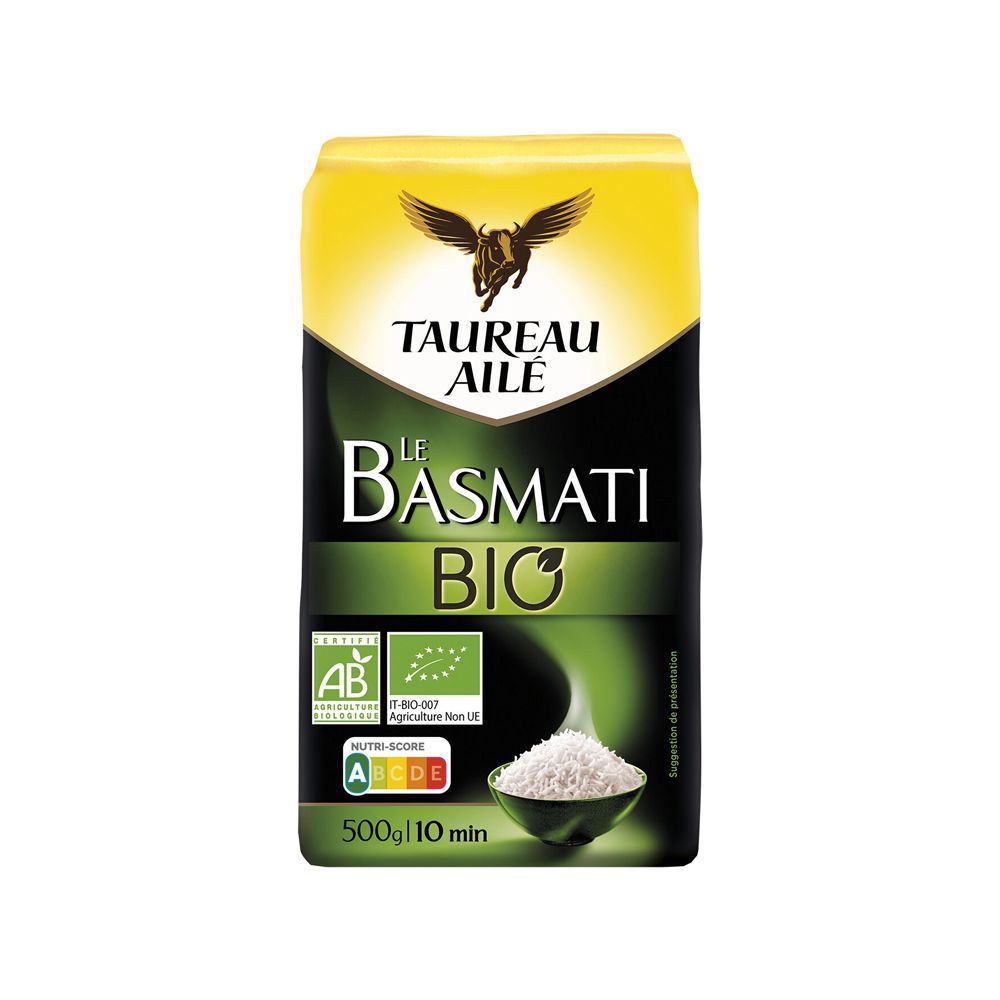  - Taureau Ailé Organic Basmati Rice 500g (1)