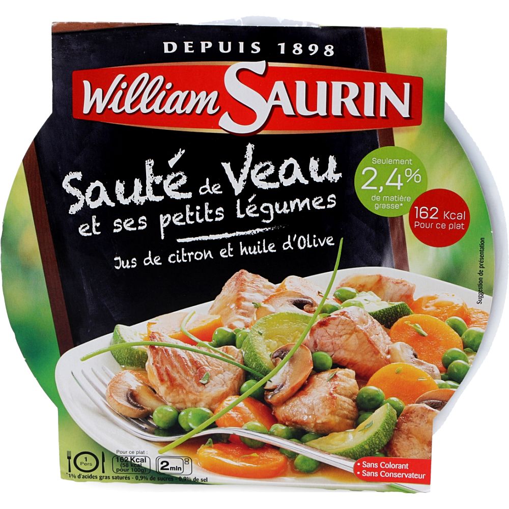  - William Saurin Ready Meal Veal & Vegetables 280g (1)