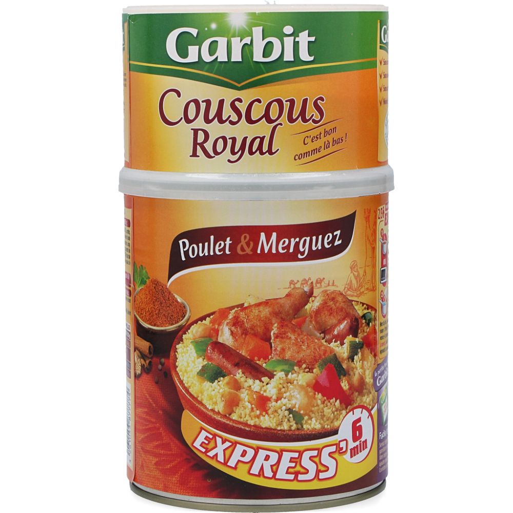  - Garbit Ready Meal Couscous Royal Chicken Merguez 980 g (1)