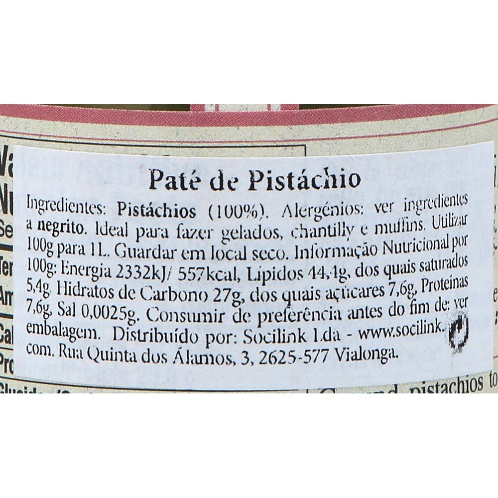  - Paté Pistácios Terre Exotique 100g (2)