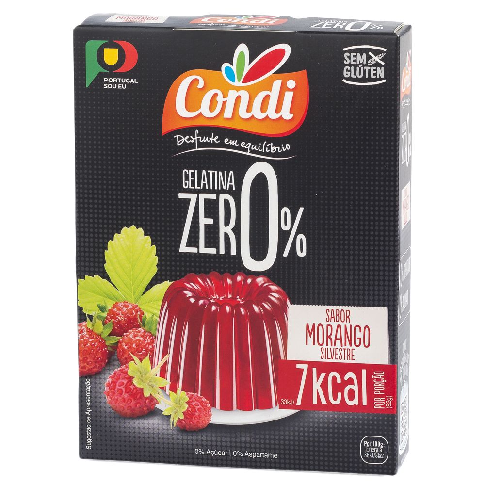  - Condi Zero Strawberry Gelatine Powder 28 g (1)
