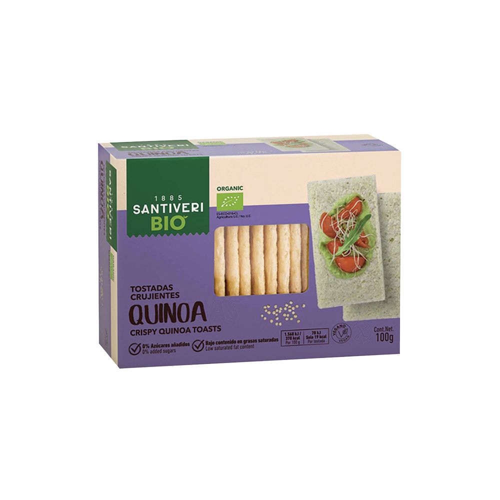  - Santiveri Organic Toasts with Quinoa 100g (1)