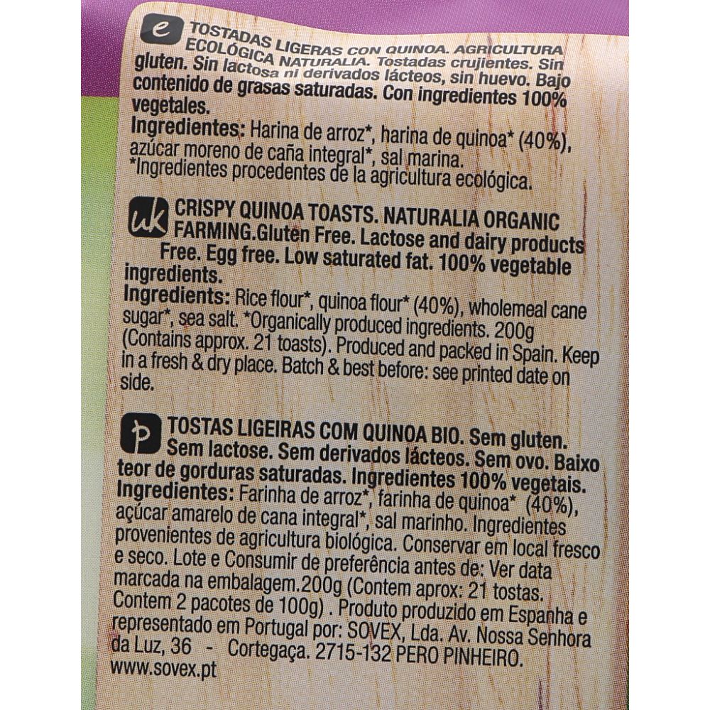  - Tostas Santiveri Com Quinoa Bio 100g (2)