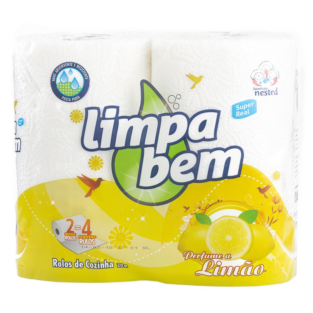  - Limpa Bem Kitchen Roll Lemon 2 pc (1)