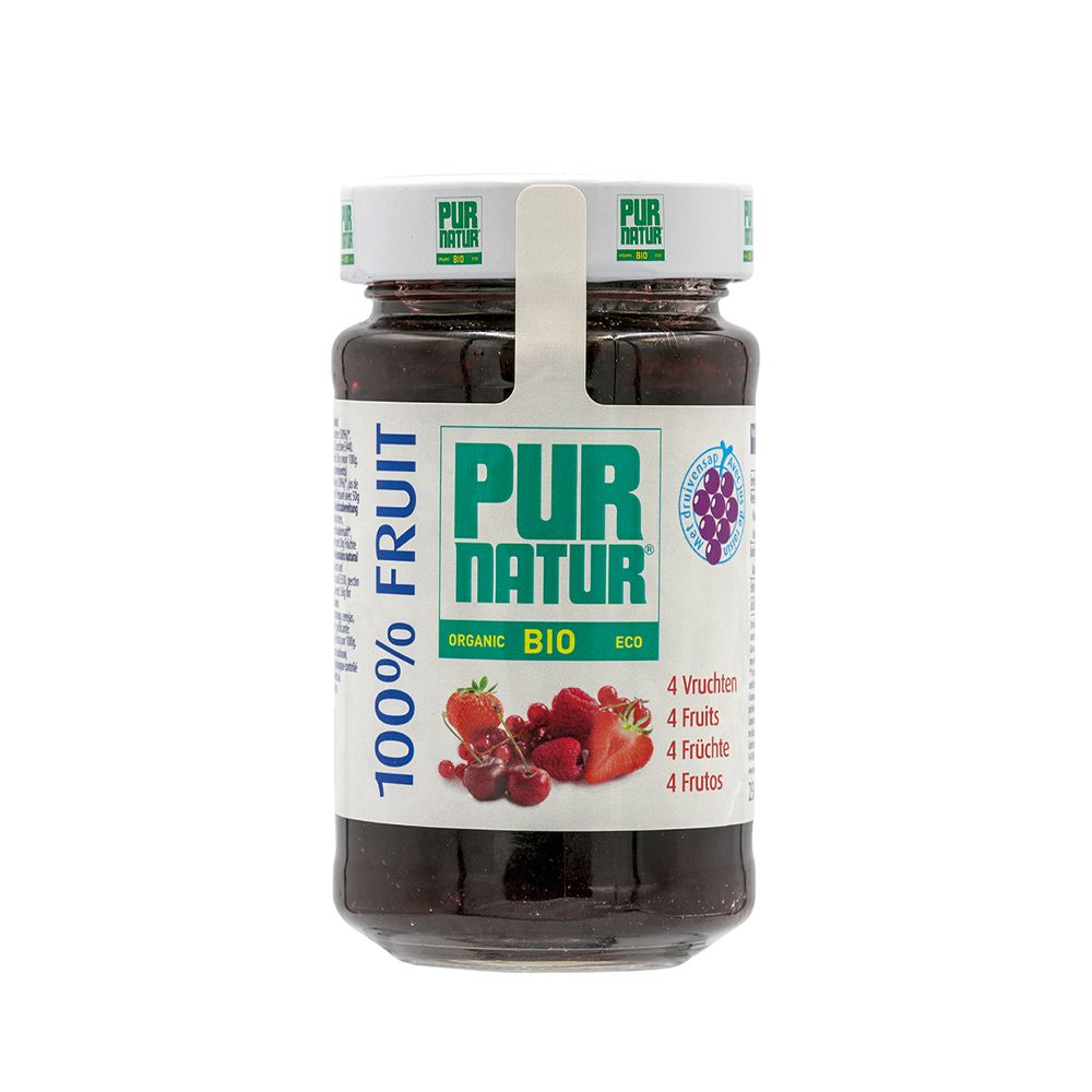  - Pur Natur No Added Sugar 4 Red Fruits Jam 250g (1)