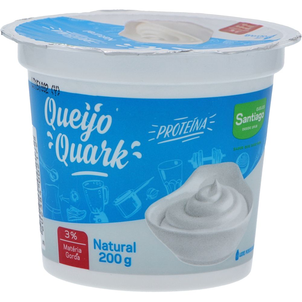  - Queijo Quark Natural Santiago 200g (1)
