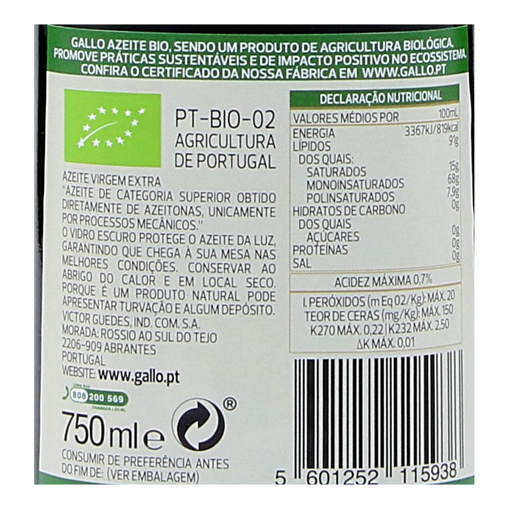  - Gallo Organic Extra Virgin Olive Oil 75 cl (2)