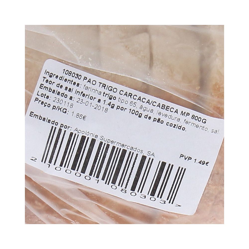  - Wheat Carcass Bread With Head 800g (2)