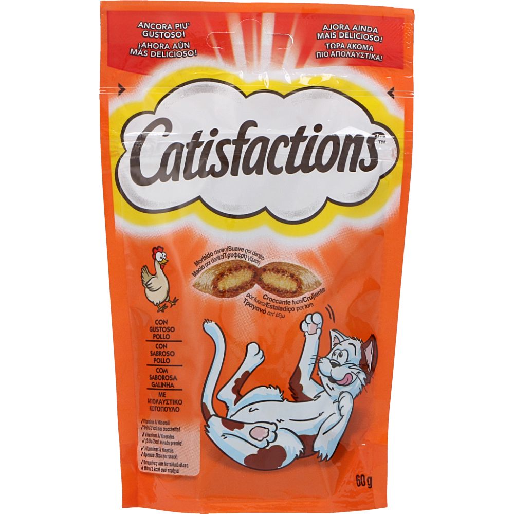  - Snack Galinha Para Gato Catisfaction 60g (1)