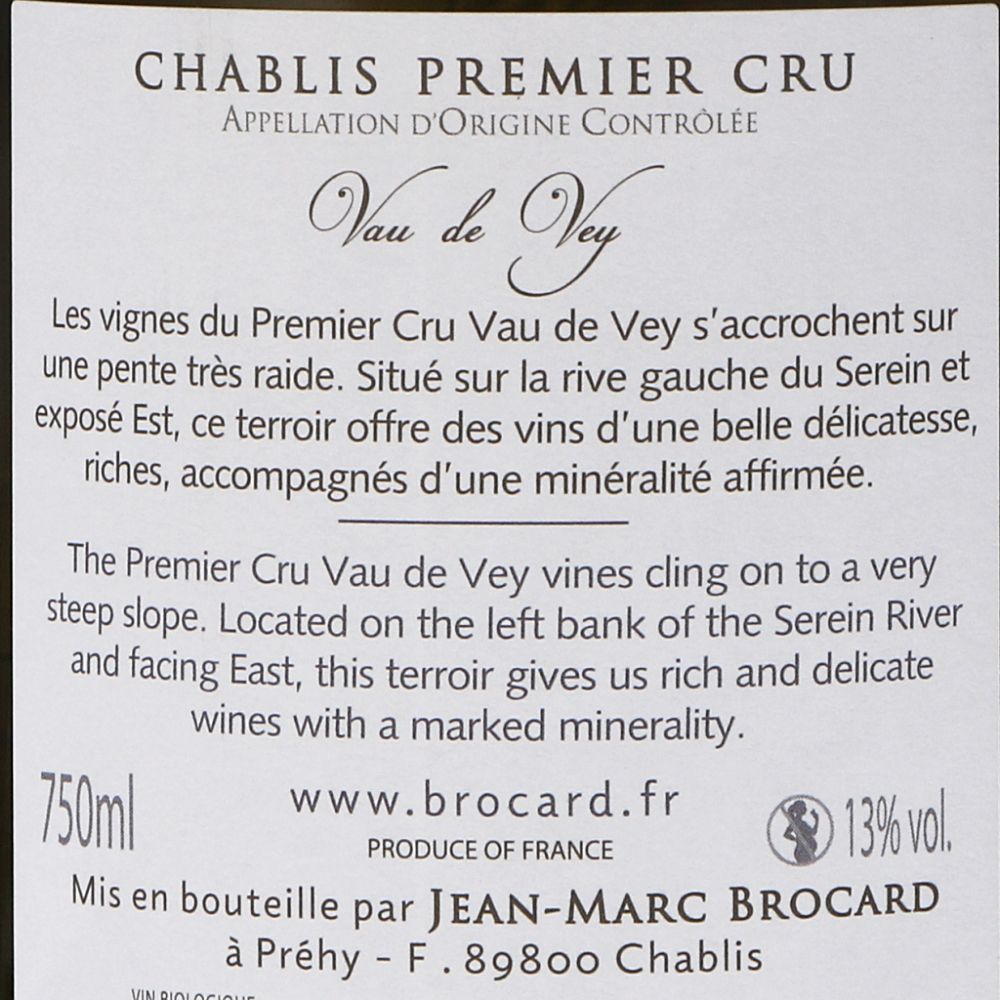  - Chablis Premier Cru Vau de Vay White Wine 2018 75cl (2)