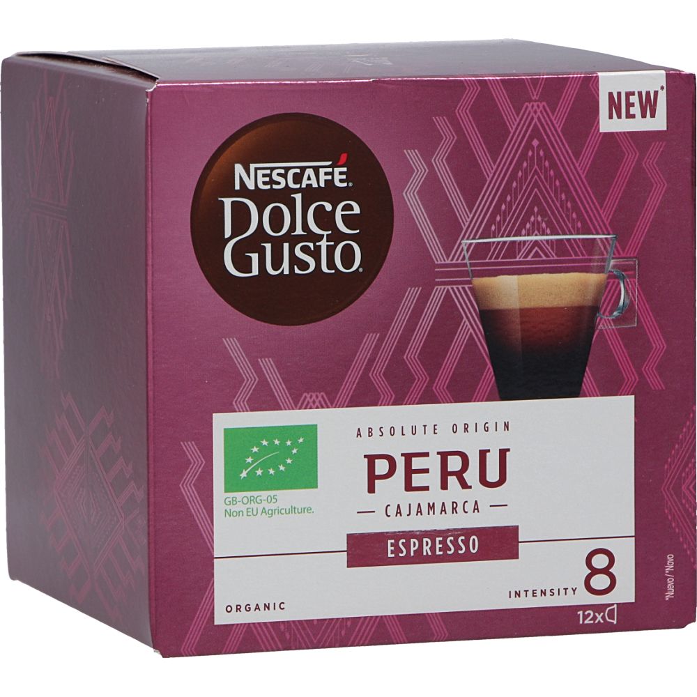  - Café Peru Bio Dolce Gusto Nescafé 12 Cápsulas 84g (1)