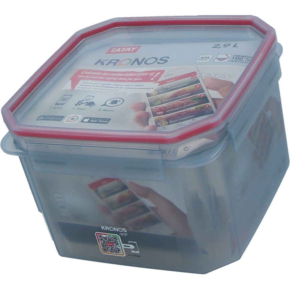  - Tatay Kronos Square Food Storage Box 2.9 L (1)