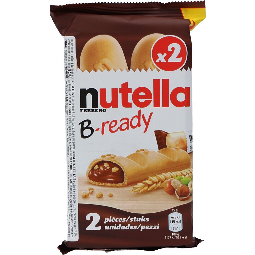 - Nutella B-Ready Snack 2 pc = 44 g (1)