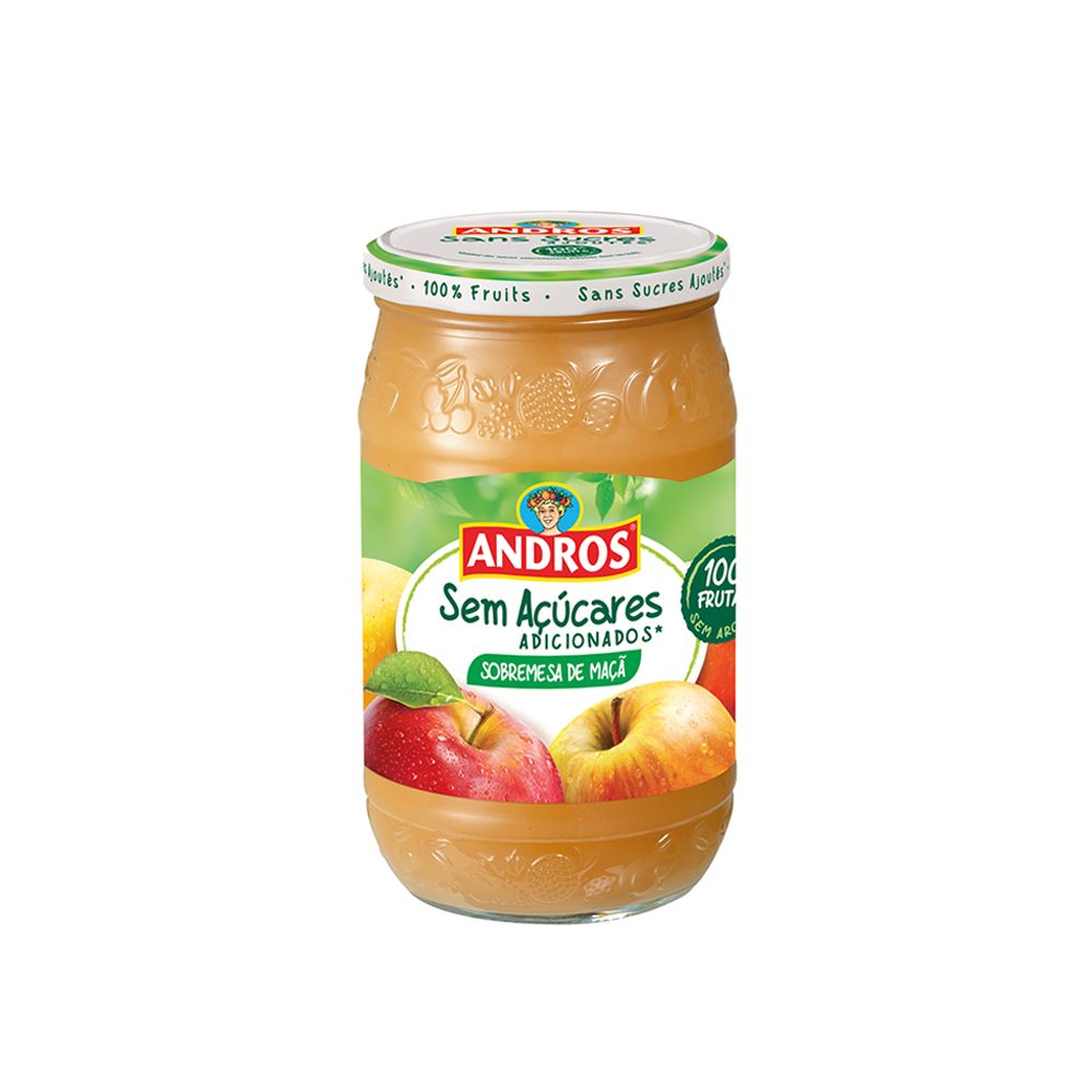  - Andros Apple Puree No Added Sugar 730 g (1)
