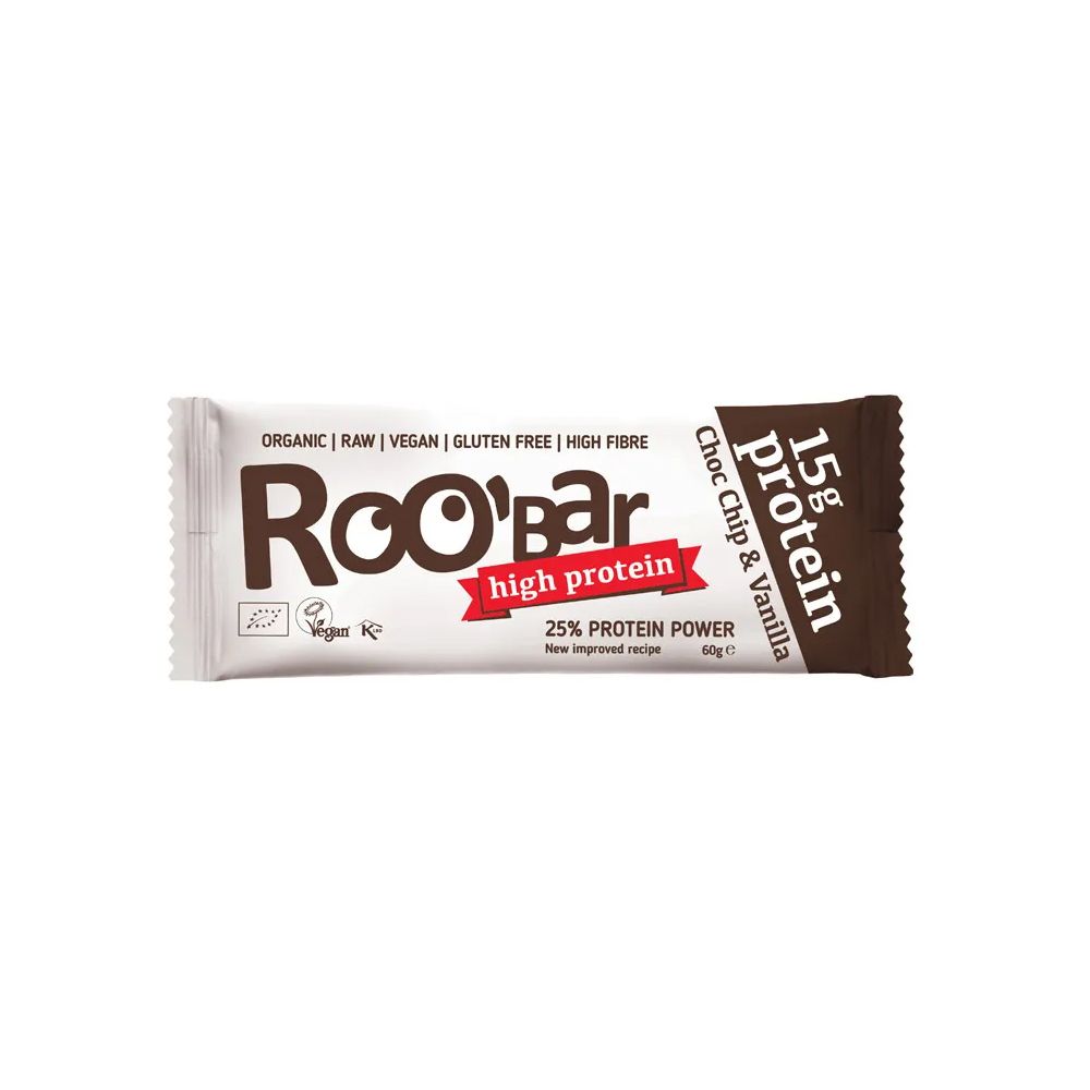 - Roo Bar Choc Chip & Vanilla Protein Cereal Bar 60 g (1)