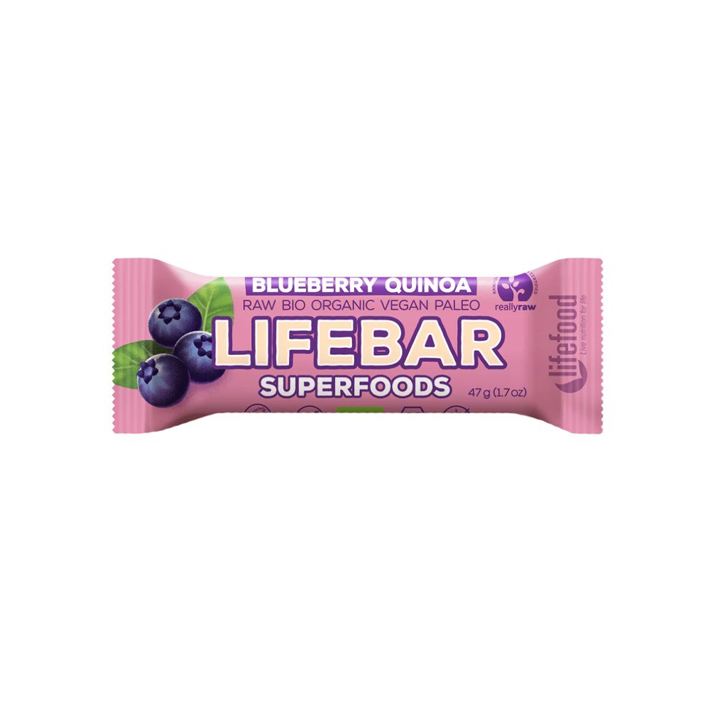  - Life Food Blueberry Quinoa Bar 47 g (1)