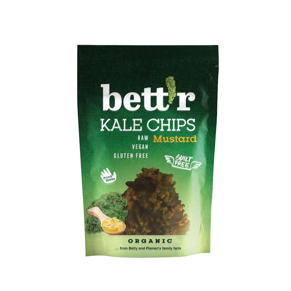 - Bett`r Kale Chips Mustard 30 g (1)