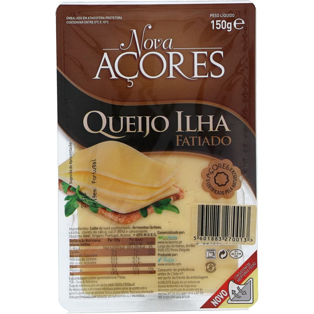  - Nova Açores Queijo Da Ilha Cheese Slices 150g (1)