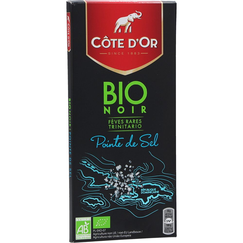  - Côte D`Or Sea Salt Organic Chocolate Bar 90 g (1)