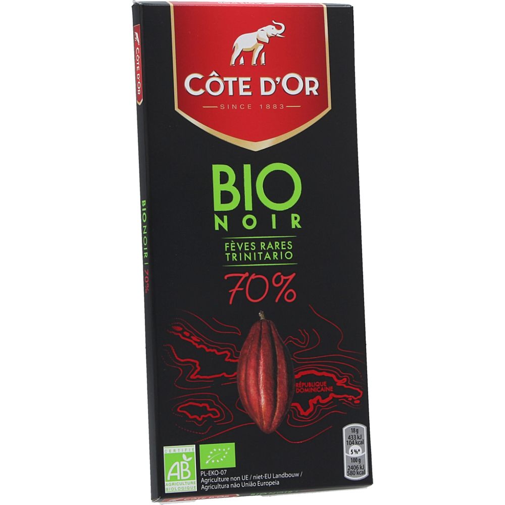  - Chocolate Côte D`Or 70% Cacau Bio Tablete 90g (1)