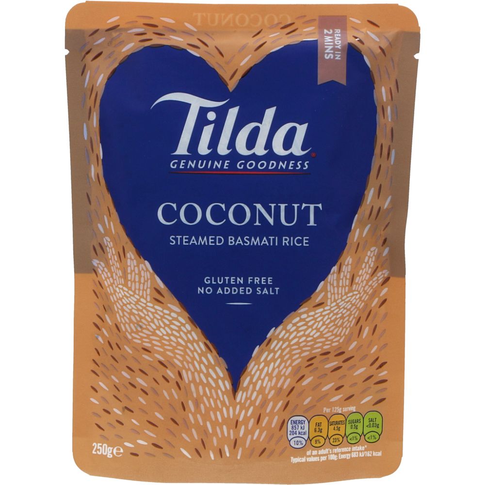  - Tilda Steamed Coconut Basmati Rice 250g (1)