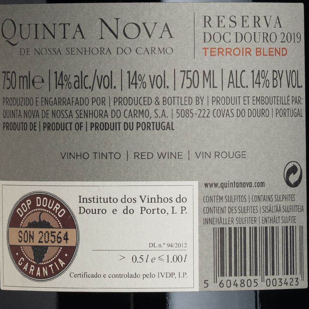  - Vinho Tinto Quinta Nova Terroir Blend Reserva 75cl (2)