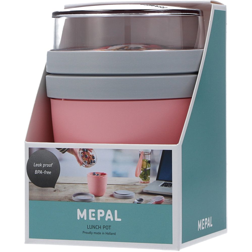  - Mepal Ellipse Thermo Lunch Cup Pink 500+200ml (1)