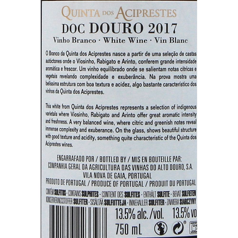  - Vinho Branco Quinta dos Aciprestes 75cl (2)