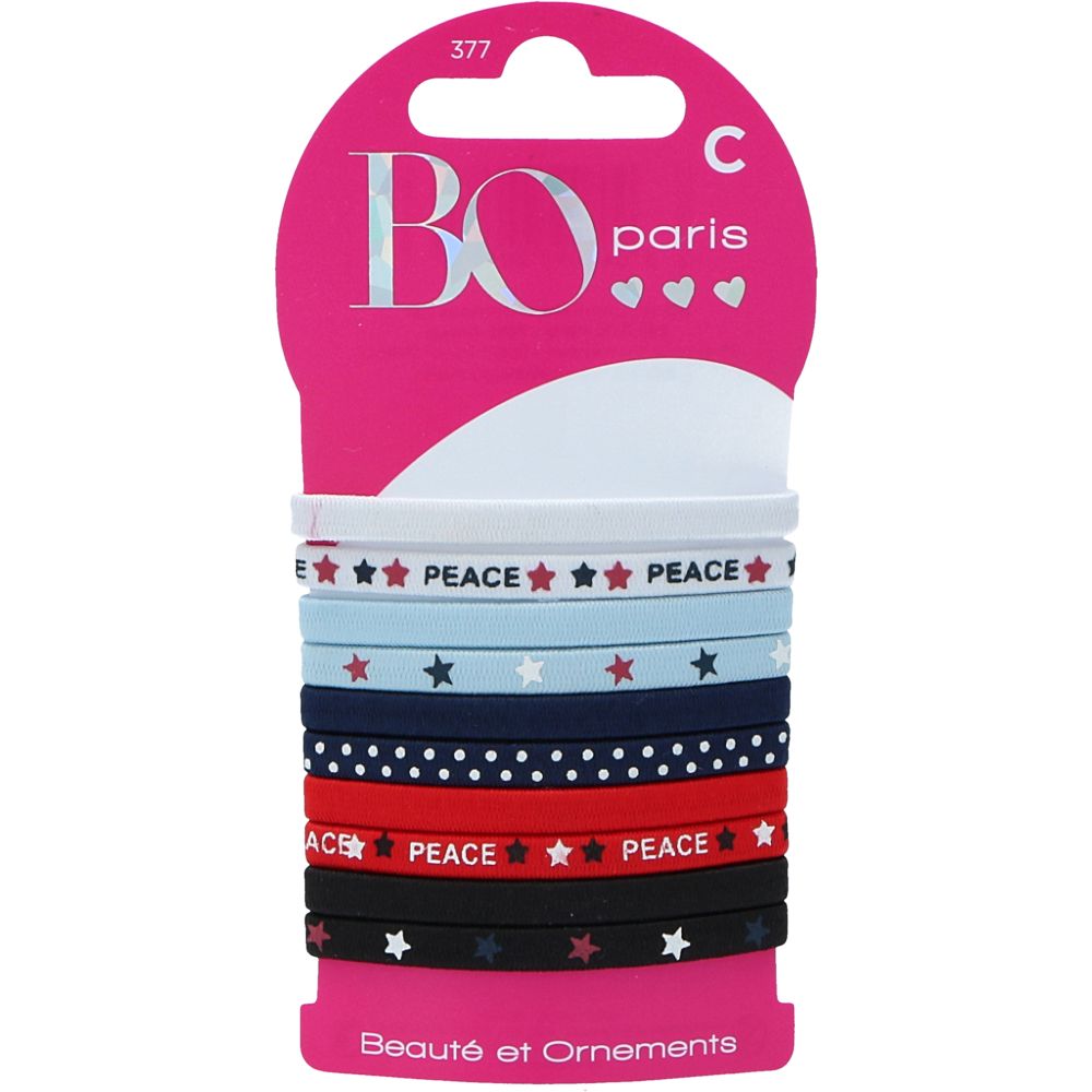  - BO Paris Assorted Elastic Hair Bands 10 pc (1)