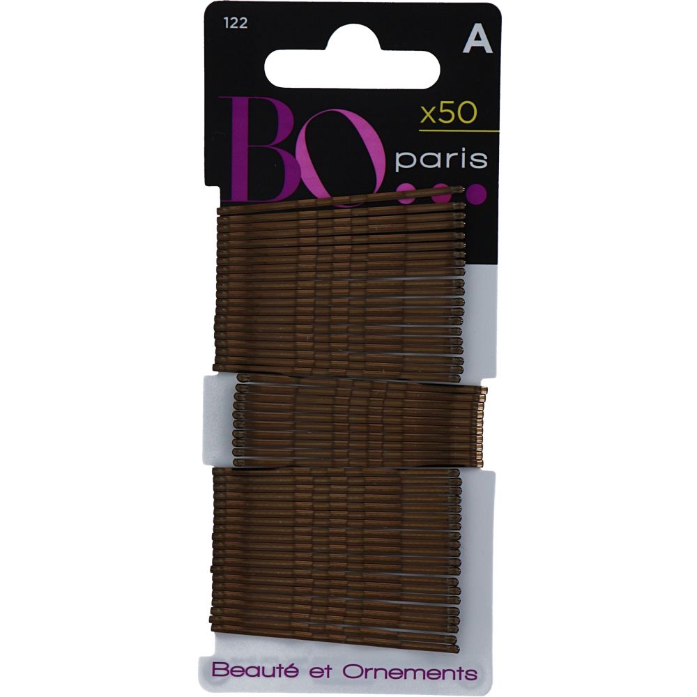  - Bo Paris Brown Hair Clips 50 pc (1)