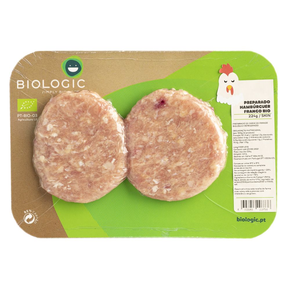  - Organic Chicken Burger 224 g (1)