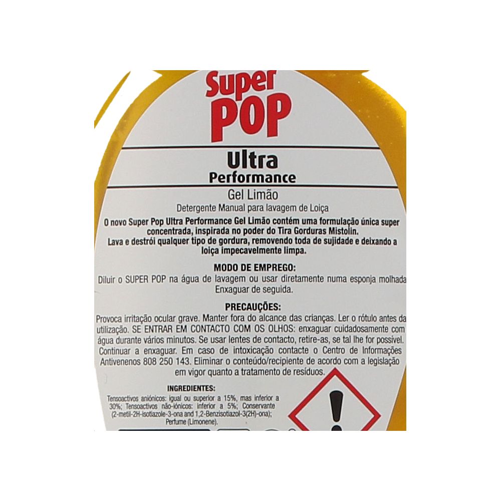  - Super Pop Ultra Lemon Washing Up Liquid 700ml (2)