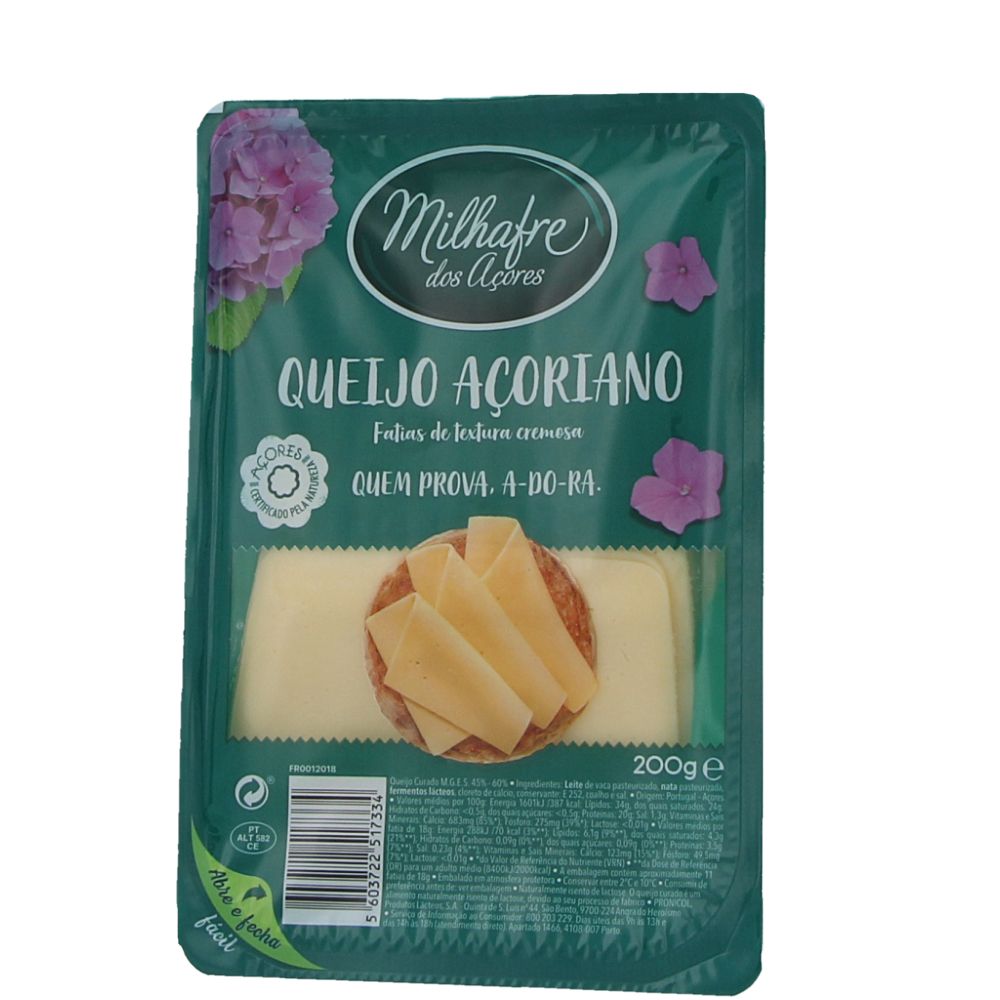  - Sliced ??Azores Milhafre Cheese 200g (1)