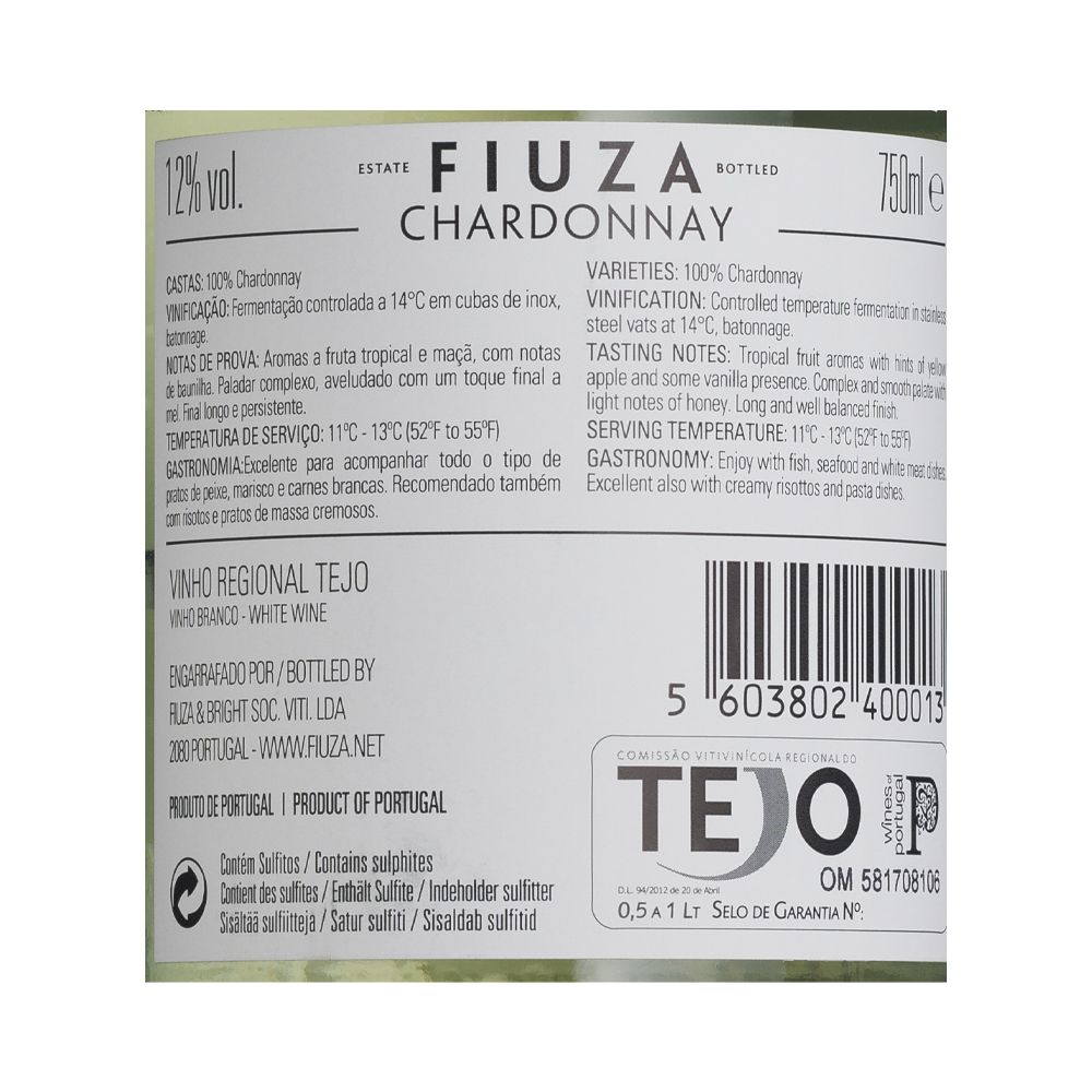  - Fiuza Chardonnay White Wine 75cl (2)
