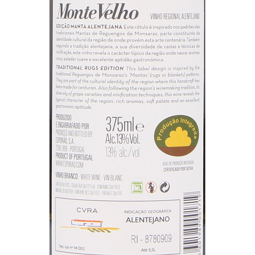  - Monte Velho White Wine 37,5cl (2)