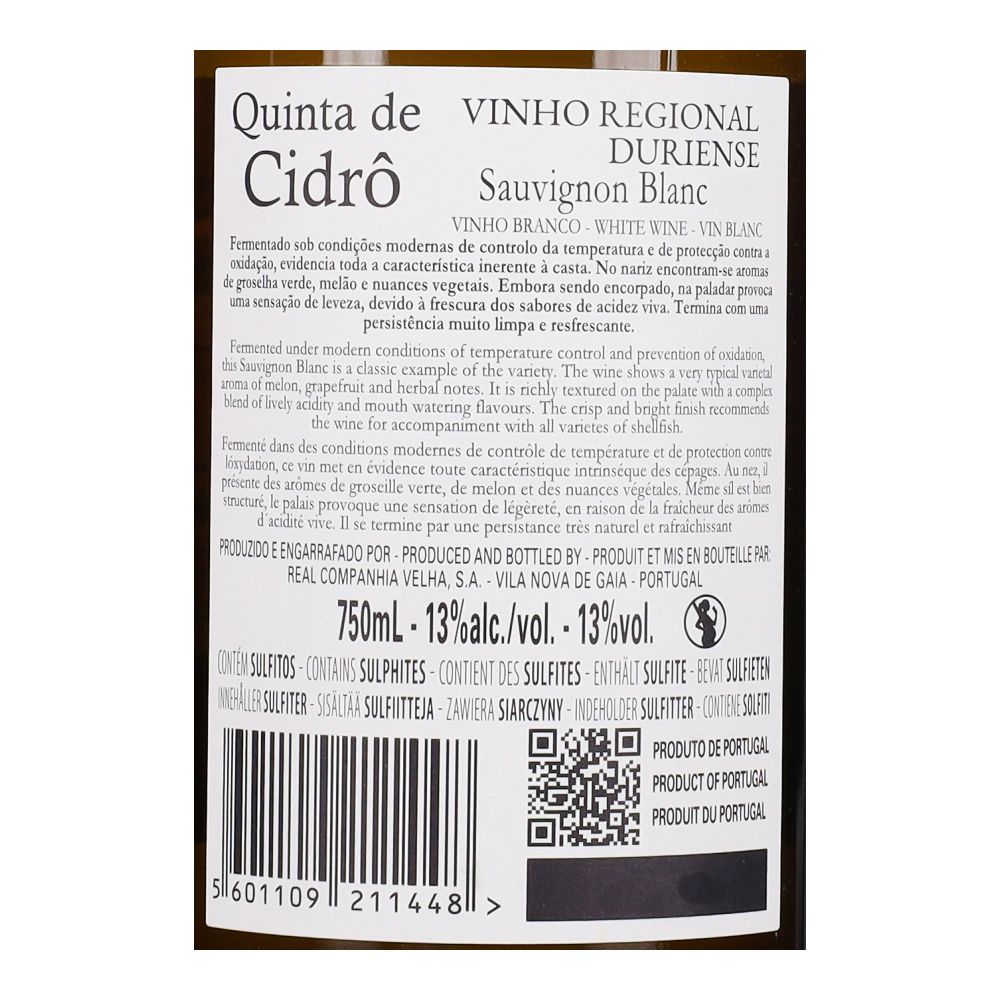  - Quinta de Cidrô Sauvignon White Wine 75cl (2)