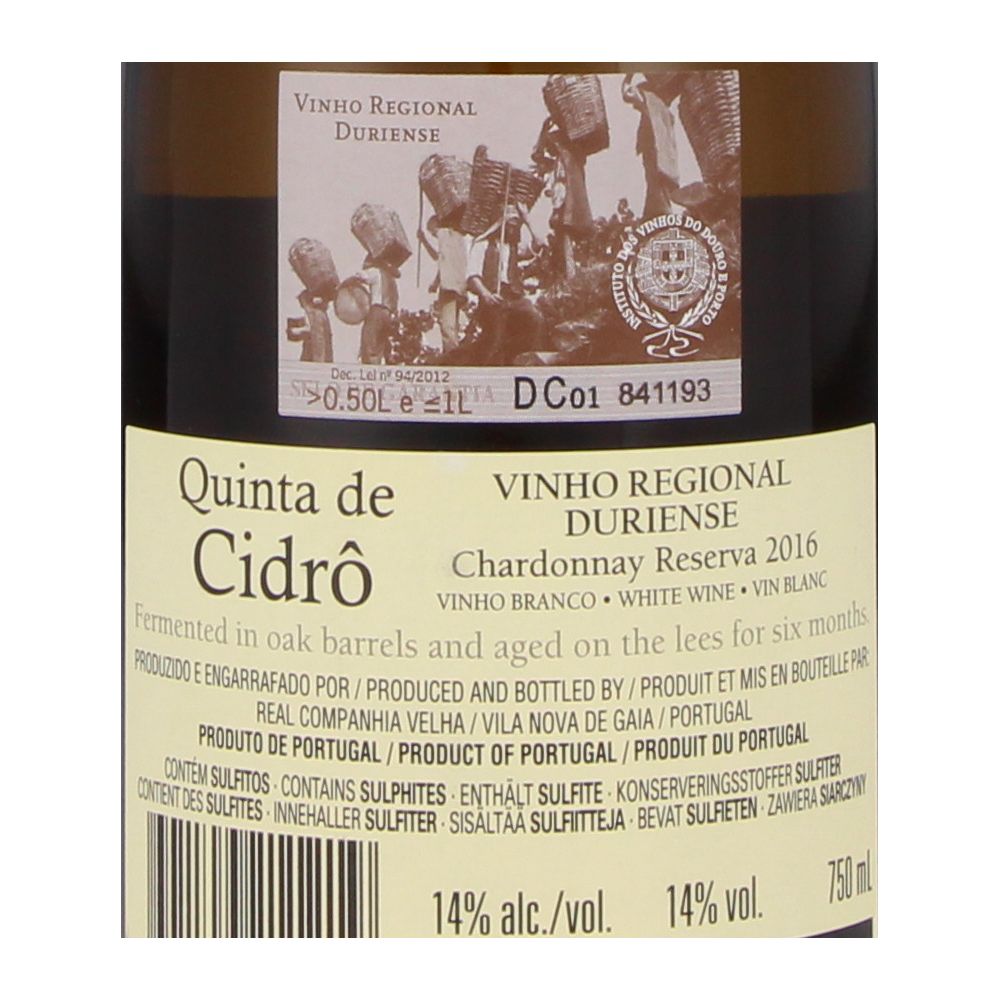  - Vinho Quinta de Cidrô Chardonnay Reserva Branco 75cl (2)