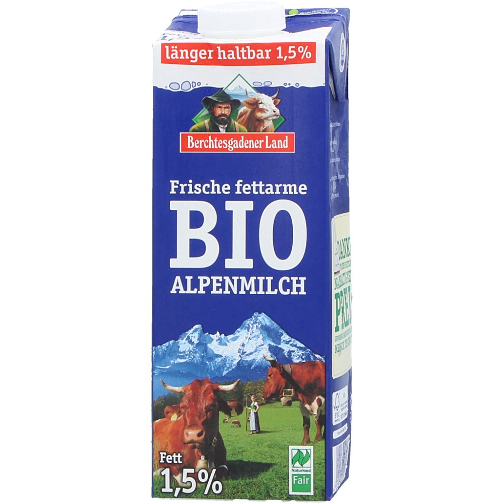  - Berchtesgadener Land Organic Half Fat Milk 1L (1)