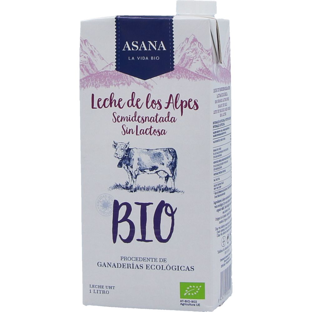  - Asana Organic Lactose Free Half Fat Milk 1L (1)