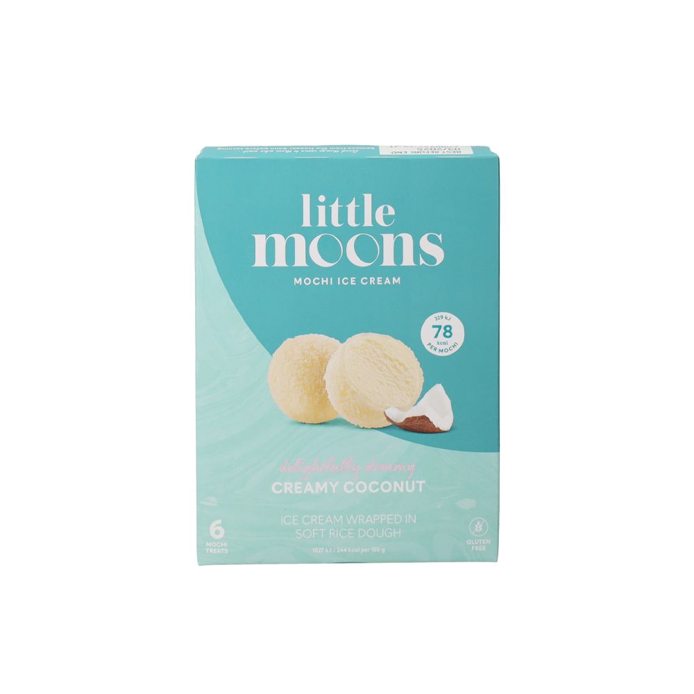  - Little Moons Mochi Coconut Ice Cream 192g (1)