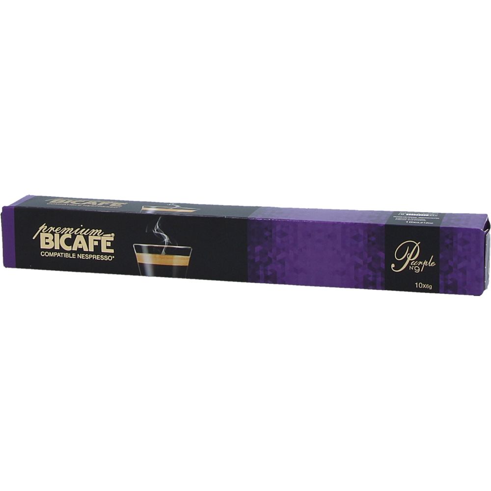  - Bicafé Premium Purple Nespresso 12 Coffee Capsules 60 g (1)