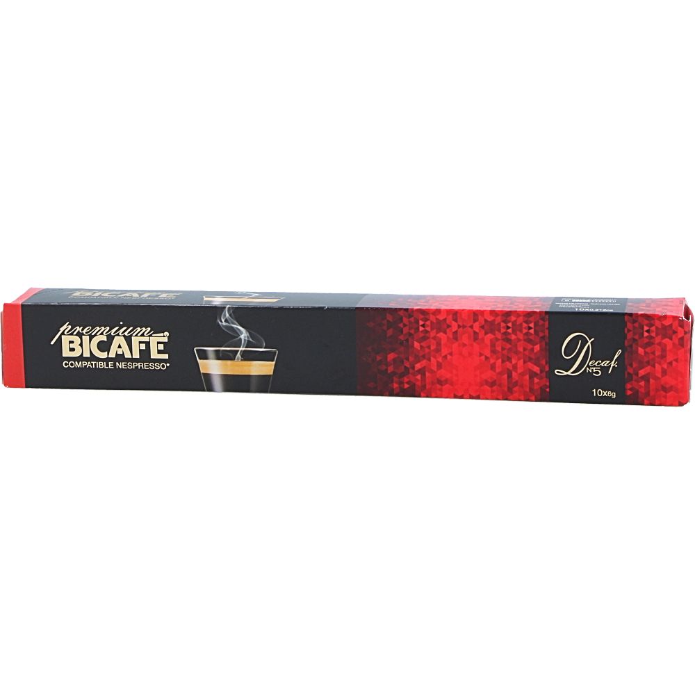  - Bicafé Premium Decaf. Nespresso 12 Coffee Capsules 60 g (1)