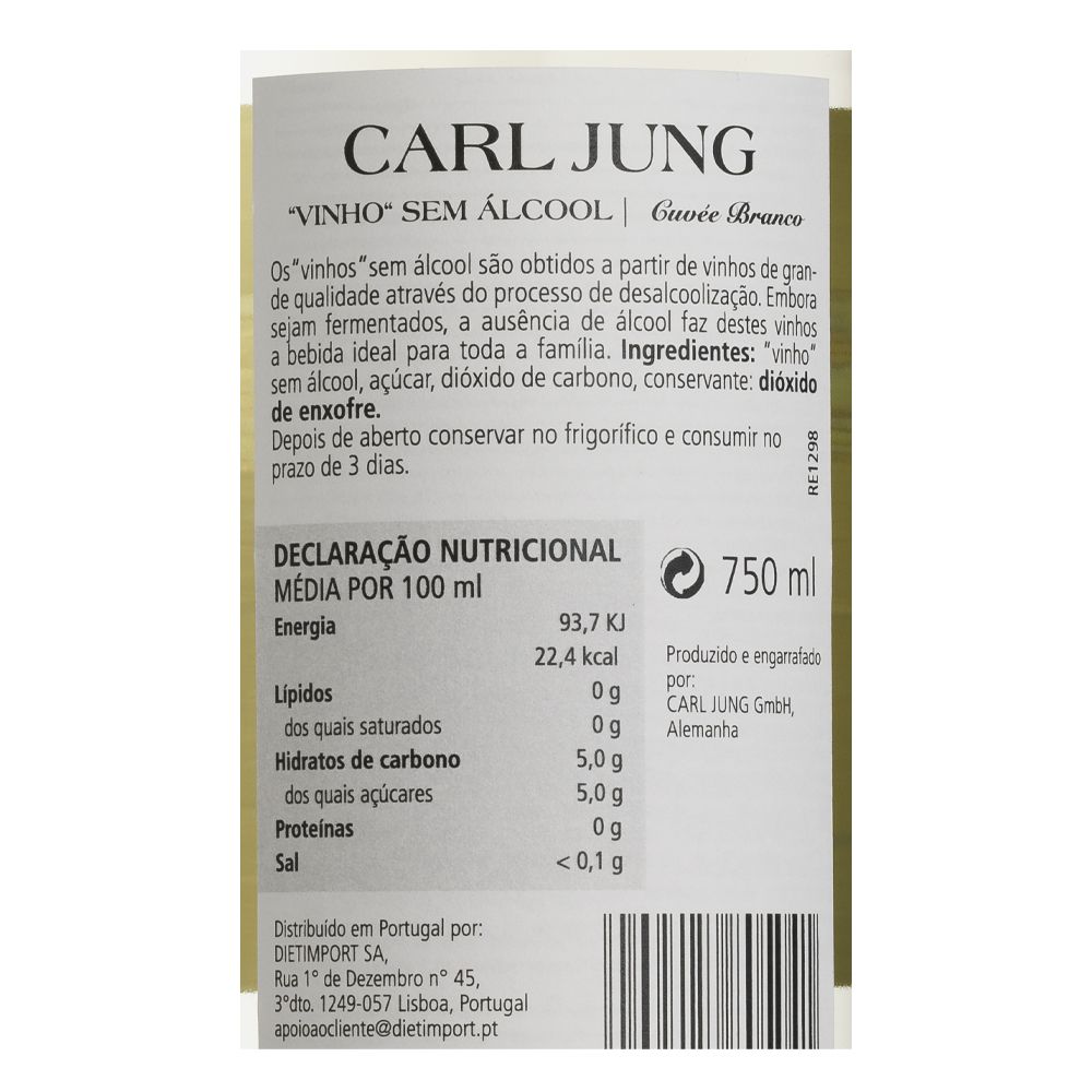  - Carl Jung Alcohol Free White Wine 75cl (2)