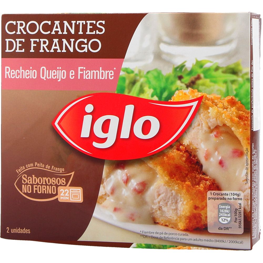  - Iglo Cheese & Ham Filled Chicken Crunch 2pc=204 g (1)